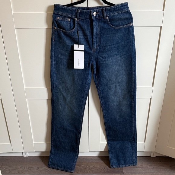 Sportmax High Rise Denim Jeans in Deep Blue - Picture 2 of 6